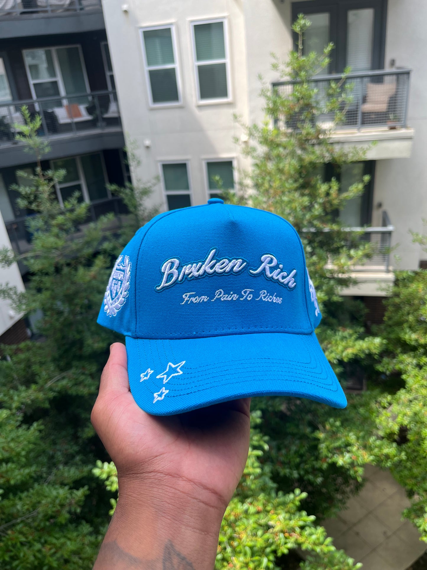 Blue BR Baseball Cap