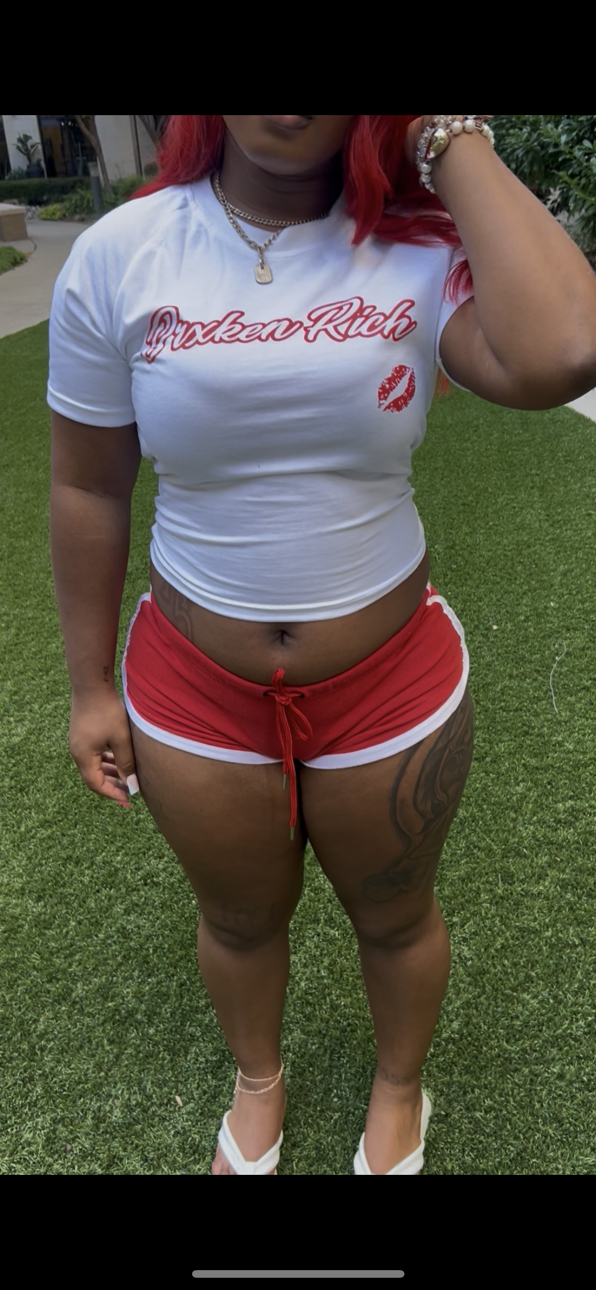 “Rich Girl" Red Women's T-Shirt