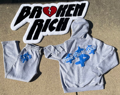 Brxken Rich Hoodie "From Pain To Riches"