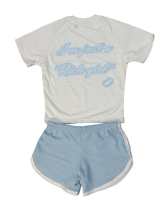 Baby Blue "Rich Girl" Women's Set
